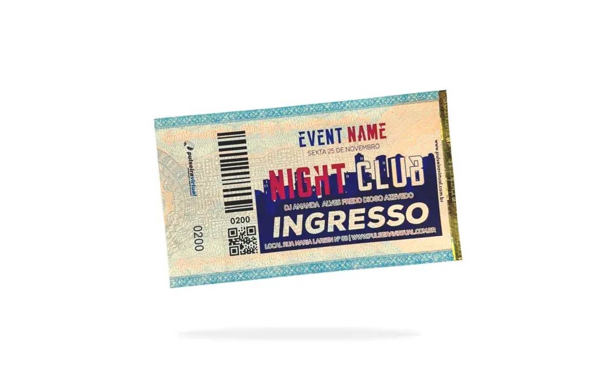 NOVO! Ingresso 1 Via