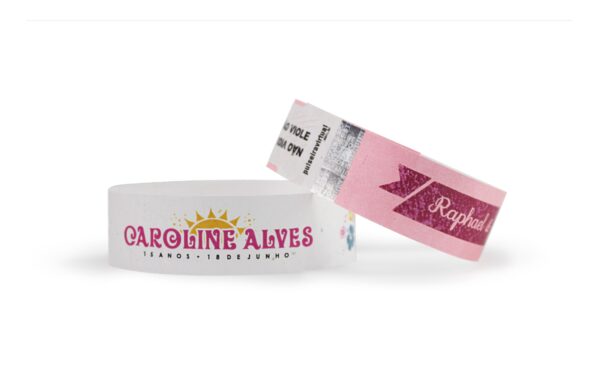 Pulseira Tyvek Personalização Colorida - Image 4